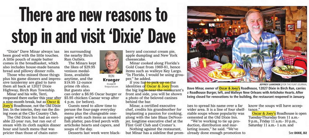 Oscar & Joeys Roadhouse (Chandlers) - May 14 2010 Article (newer photo)